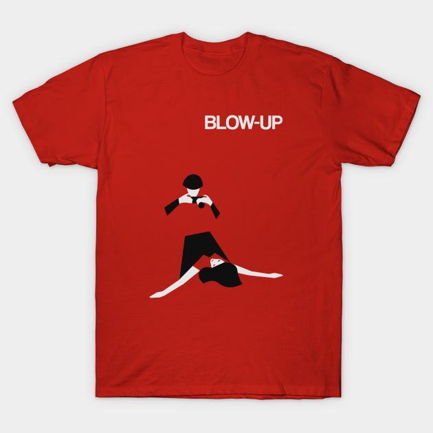 Blow Up fan art minimal cinema design poster Michelangelo Antonioni T-Shirt by Rozbud